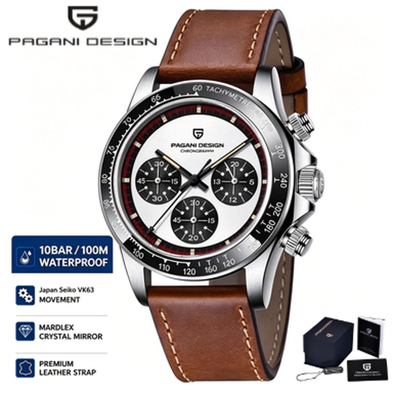 Cartier Watch Tank - Men Stainless Steel Quartz Wristwatch PAGANI